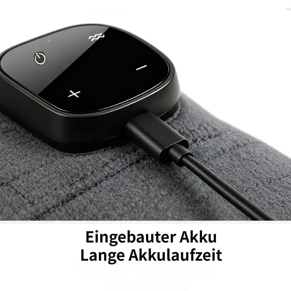 Relevo 3-in-1 Schultermassage, Relevo Triple Method Schulter-Massagegerät mit LED-Anzeige, Kabellose Schultermassage Gerät mit Wärme und Vibration (Eins)