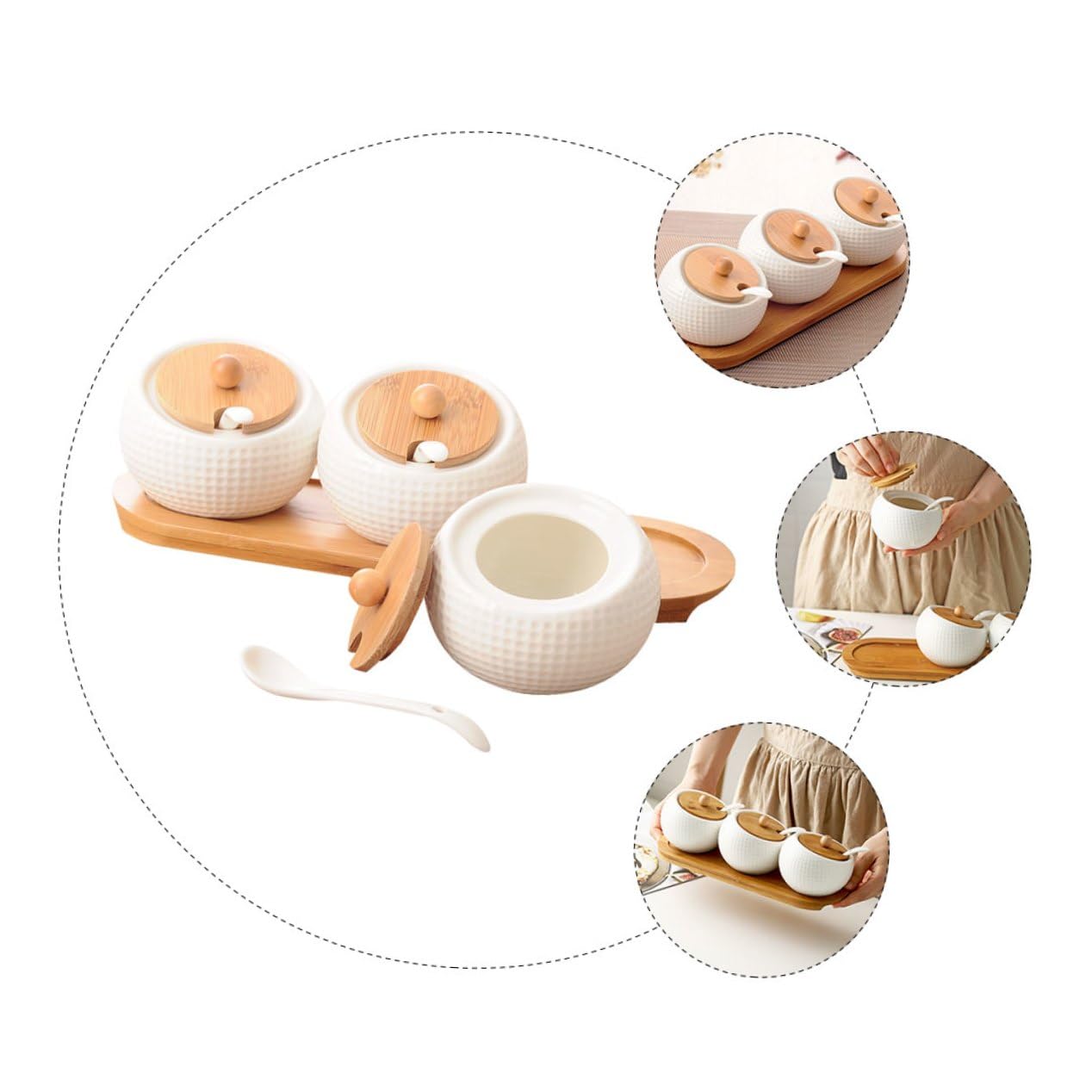 Baluue Contenitori per Spezie per Cucina Barattoli per Condimenti Multifunzione Realizzati Materiali di Resistenti e Facili da Usare Adatti per Conservare Pepe Peperoncino in Polvere Ecc