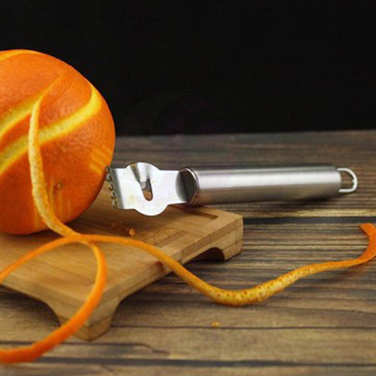 2pcs Stainless Steel Lemon Zester Orange Peeler for Kitchen