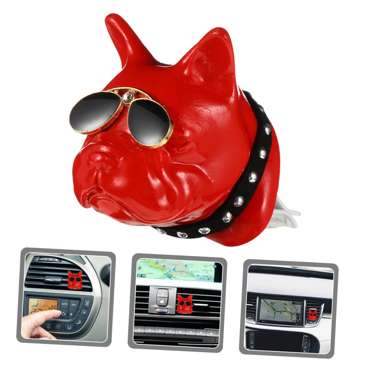 ibasenice 2pezzi Diffusore Per Auto Con Clip Ventilazione Decorazione Interna Compatta Materiale Aromatico Per Donne e Regali Speciali