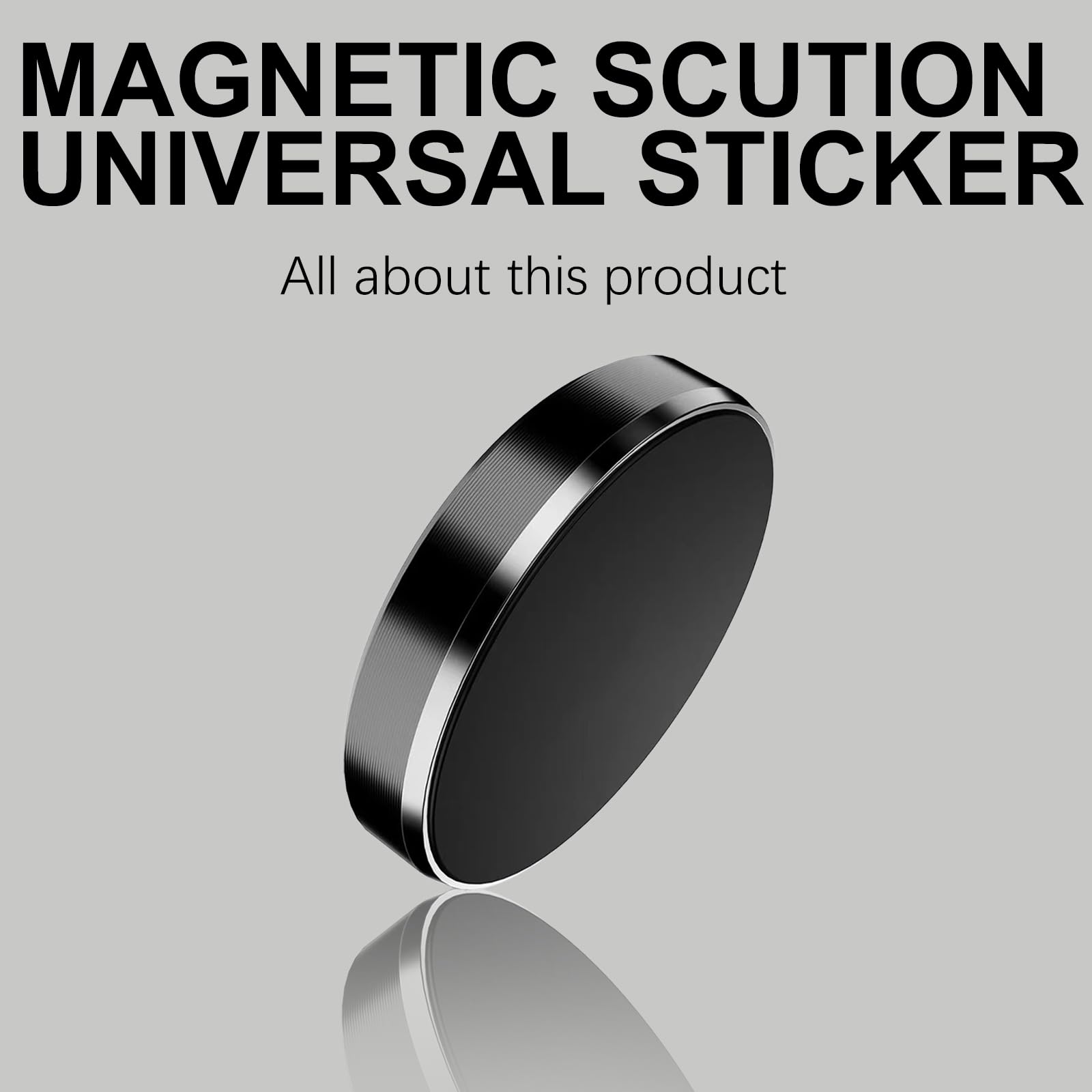 Thoquene Magnete a 3 pezzi per portatile, magnete portatile universale per auto