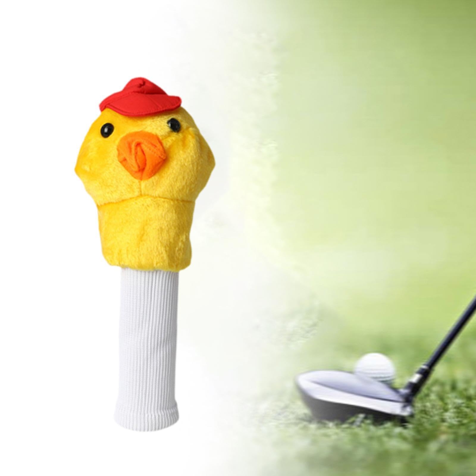Funda Protectora de Peluche con Forma de para Madera de Calle, Funda Protectora Adorable para La Cabeza del Palo de Golf, Ideal para de Go