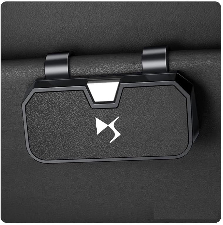 Sunglasses Holders for Car Sun Visor, For DS 9 1.6 PureTech E-Tense EAT8 2021 -, Eyeglass Hanger and Ticket Card Holder, Non-Slip Design, Scratch-Resistant