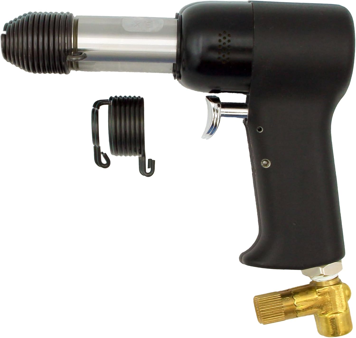 3X Pneumatic Rivet Gun for Solid Rivets, 3/16 inch Rivet Capacity, Aircraft & Automotive Use