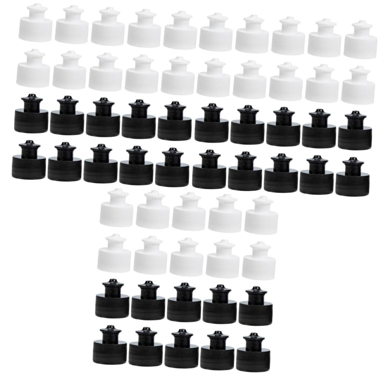 Kisangel Austauschbare Sportflaschen Deckel Professionelle Wasserflaschen Verschlüsse Für Sport Schwarz Und Weiß Für Fitness Und Outdoor Aktivitäten