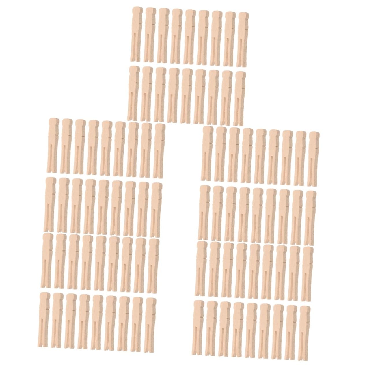 PRETYZOOM 500 Pz mollette di legno mollette per foto per bucato stendibiancheria per biancheria biancheria robusti fermagli per antivento