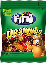 Aluá Festas Balas De Gelatina Ursinhos Fini 250G