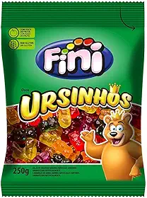Aluá Festas Balas De Gelatina Ursinhos Fini 250G