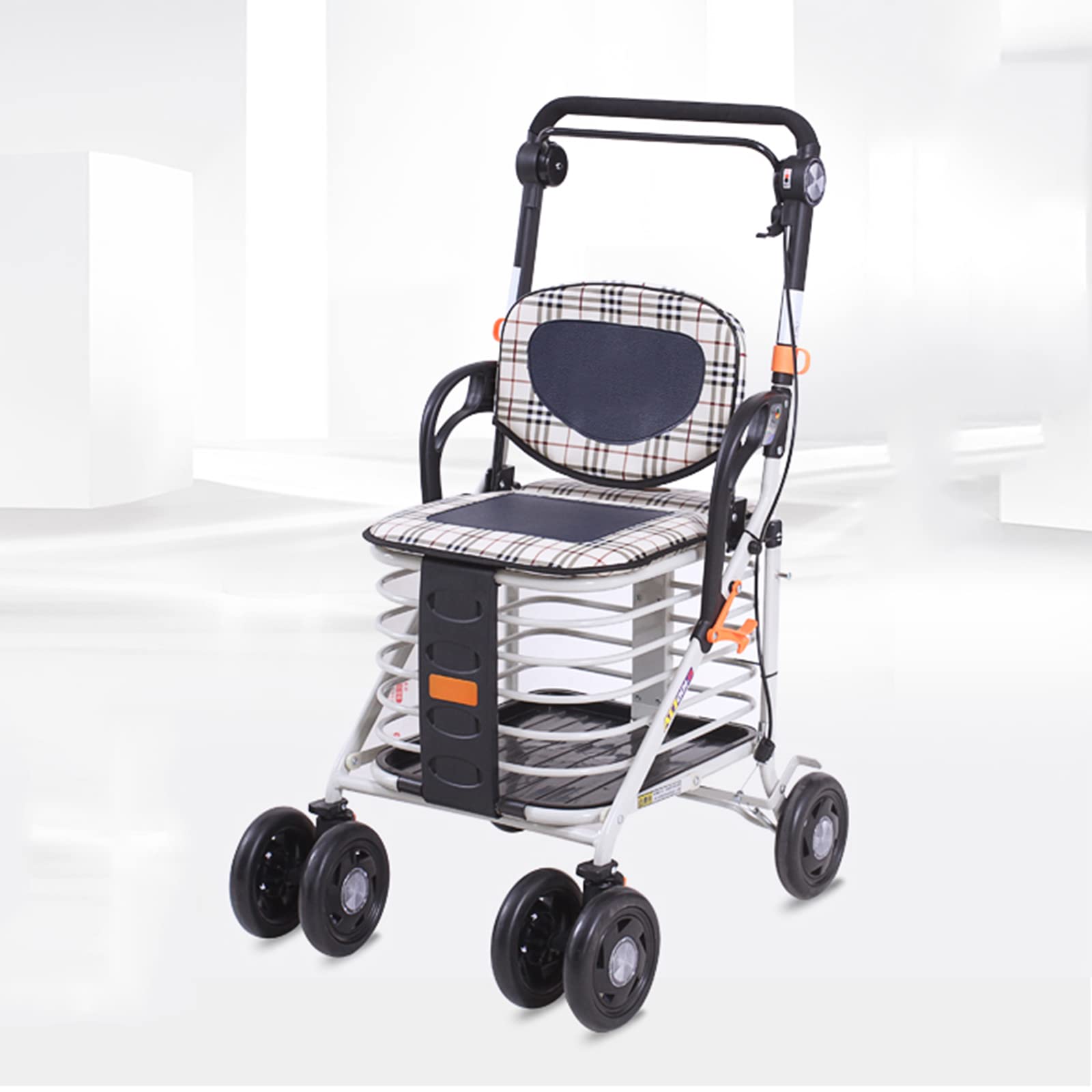 Buy Rollator, Rollators 4 Wheel with Seat Folding, Rollator with Seat