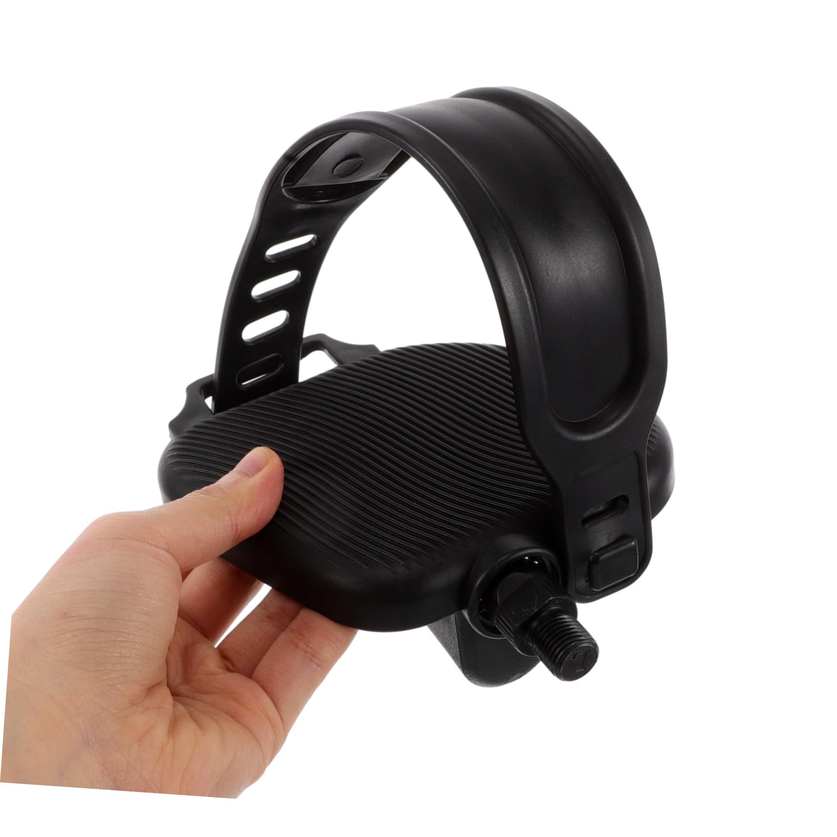 BESTonZON Pedale Heimtrainer mit Verstellbaren Riemen aus Pp Material Robustes Fußpedal für Zuhause und Senioren Einfach zu Montieren als Praktisches Bike Zubehör