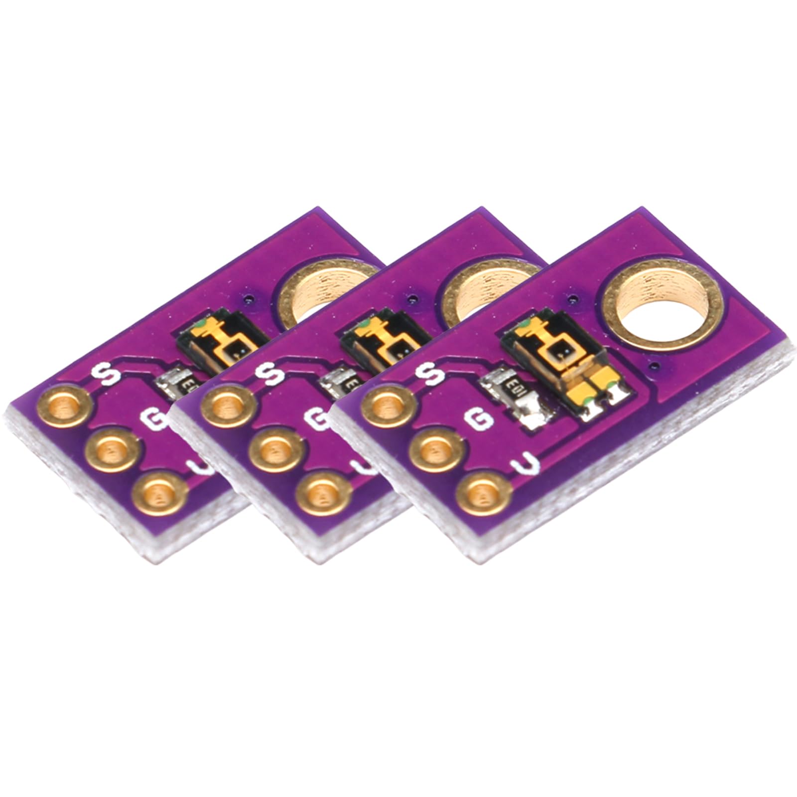 JESSINIE 3pcs TEMT6000 Ambient Light Sensor Module, Light Intensity Detection for Smart Home, Visible Spectrum Adapted