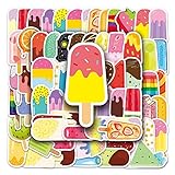 Ice-Lolly Stickers |50Pcs Ice Candy Waterproof Vinyl Decals for Bike Water Bottles Laptop Bicycle Refrigerator Cup Luggage Computer Mobile Phone Skateboard Décor