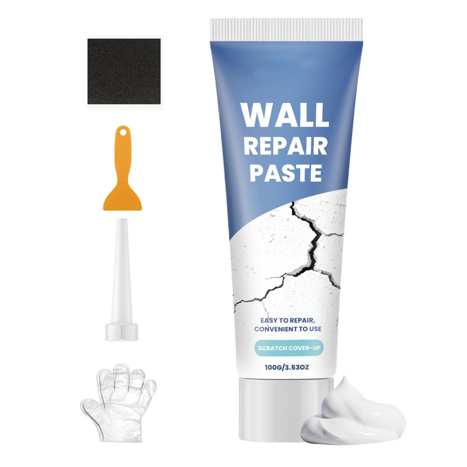 Kit per Riparazione Cartongesso,Stucco Sigillante | Pasta per Pareti per Buchi - per Crepe, Pittura, Cemento, Doccia, Bagno