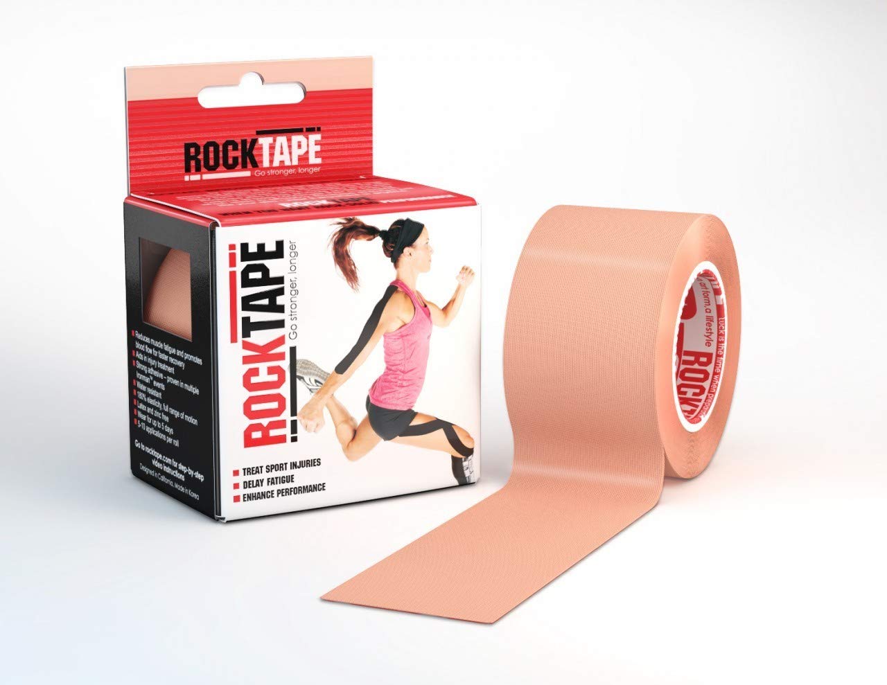 RockTape Uncut Bulk Kinesiology Tape, Continuous Roll (Packaging May Vary)