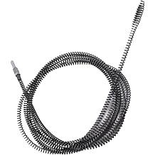 1/2//4//8/10M Pipe Dredging Tool Spring Pipe Sewer Pipe Unblocker Bathroom Kitchen Drain Cleaner Sink Basin Clogged RemoverElectric Drill Style,2M Long