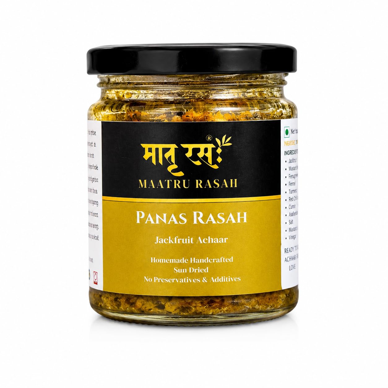 Maatru Rasah Panas Rasah - Kathal Ka Achar, Jackfruit Pickle | Wood-Pressed Mustard Oil, Low-Oil, Meaty Sun-Dried Kathal | 1857 Bihari-Banarasi Recipe | No Artificial Preservatives | 150g-image-19