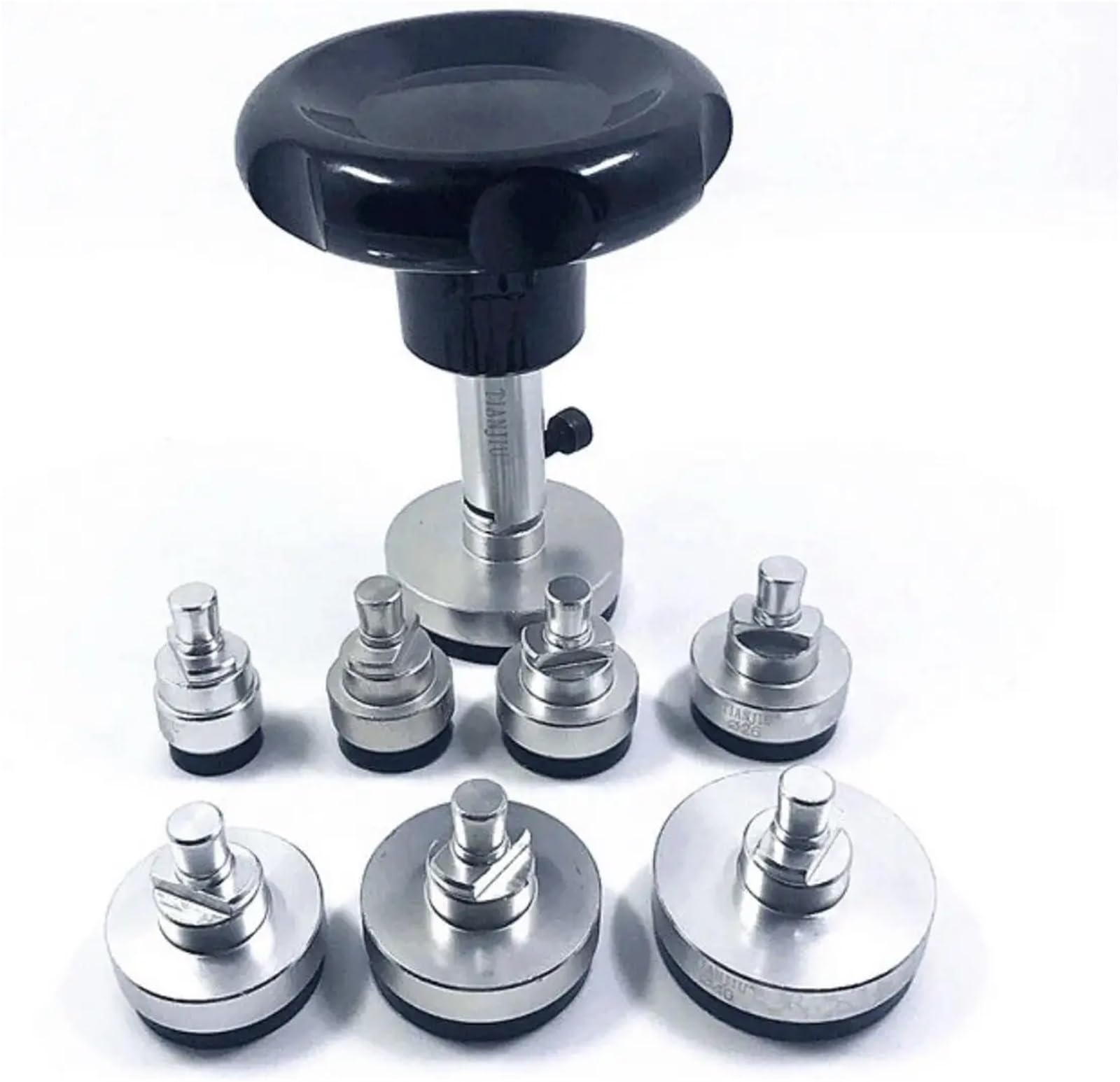 8-teiliges Uhrengehäuse-Öffner-Set mit Saugschraube, Gummi-Uhrenöffner-Werkzeug for Uhrmacher Matrizen in verschiedenen Größen für Uhrmacher