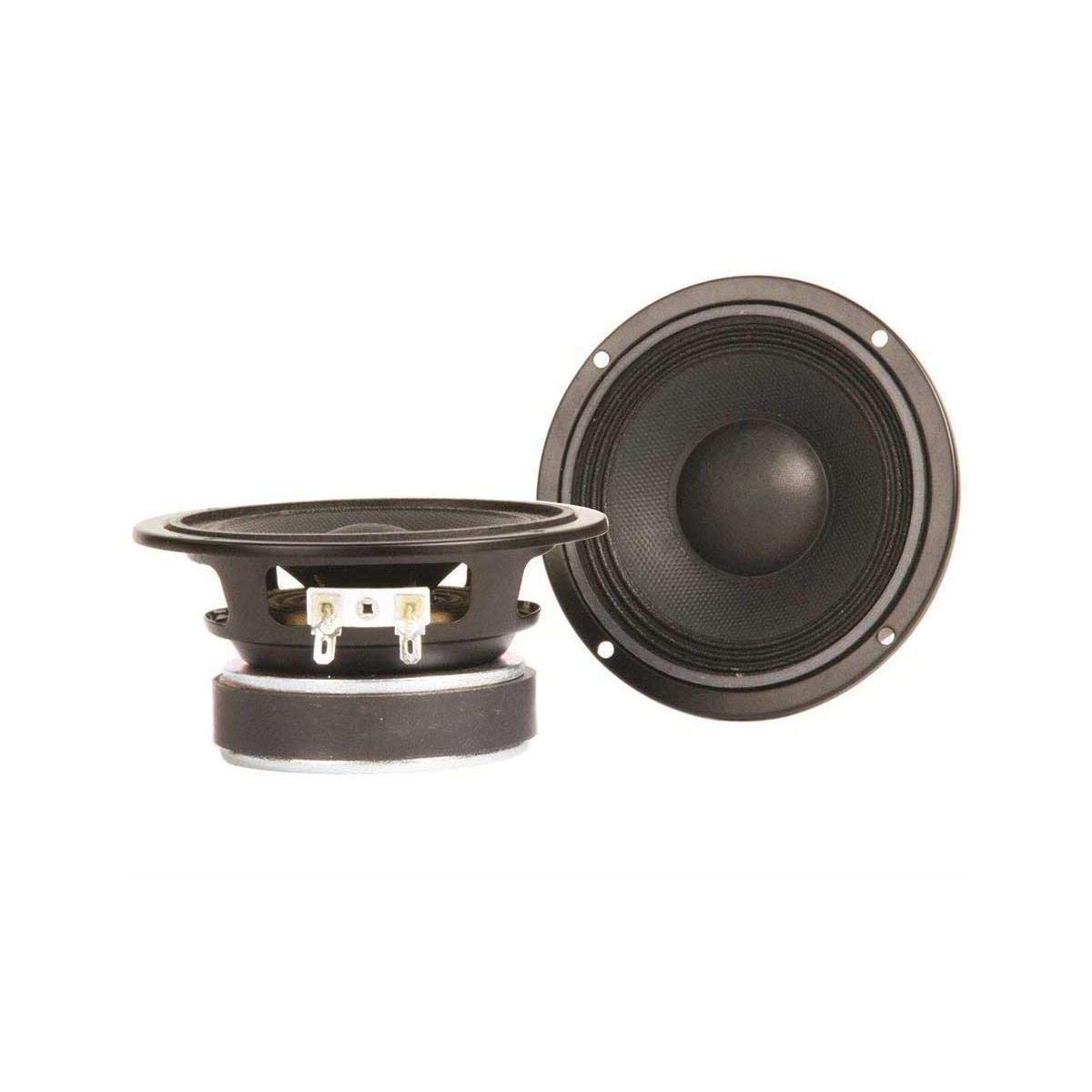 American Standard Alpha-4-4 (Pair) 4" Pro Audio Speakers, 55 Watts at 4 Ohms, Black
