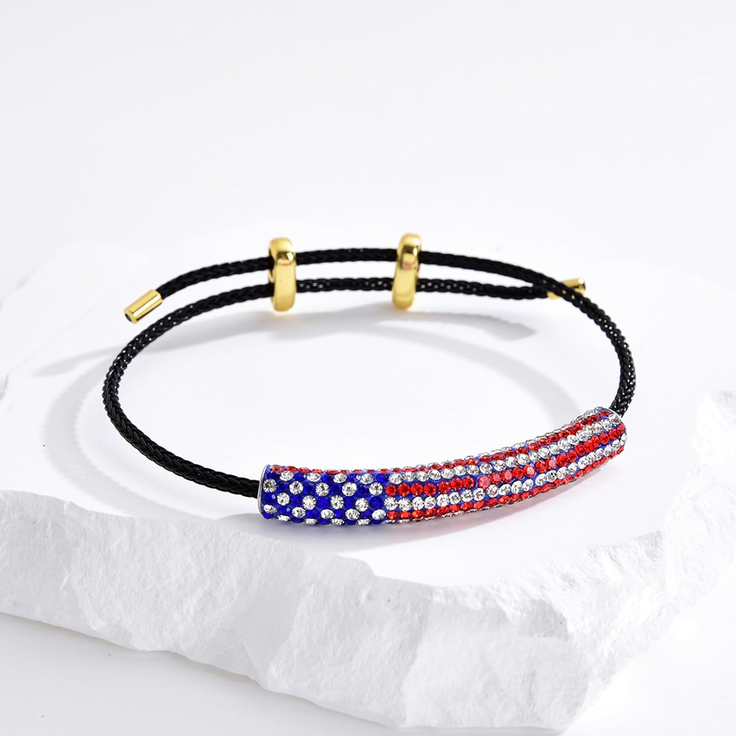 Crystal Braided Tube Evil Eye Rope Wrap Bracelets For Women Adjustable Braided Cord Bracelets Jewelry Gifts - Image 6