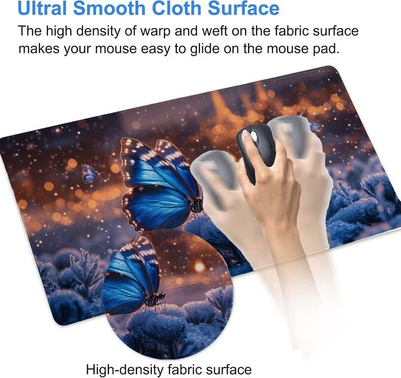 Mousepad grande para evitar el dolor de muñeca y proteger el escritorio 6