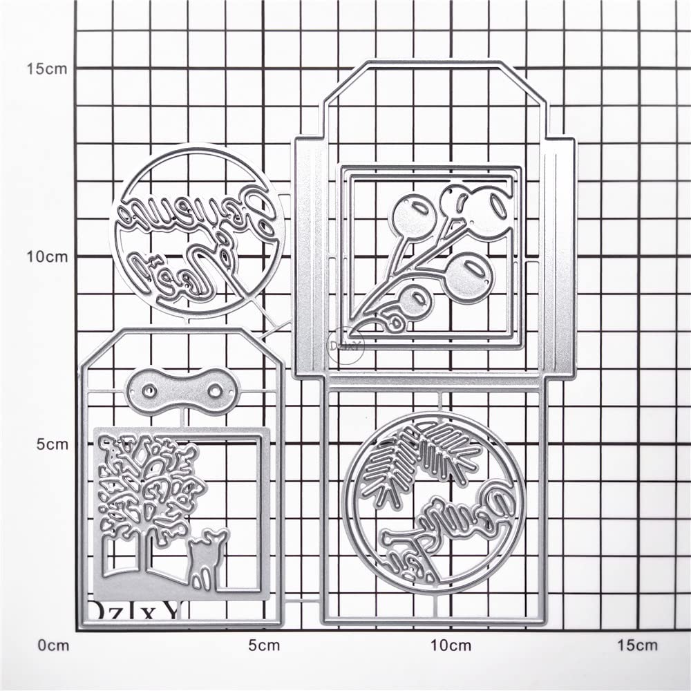 Fustelle Metalliche A Forma Di Petali - Kit Per Creare Biglietti Fai Da Te Con Fustellatrice - Foto 4