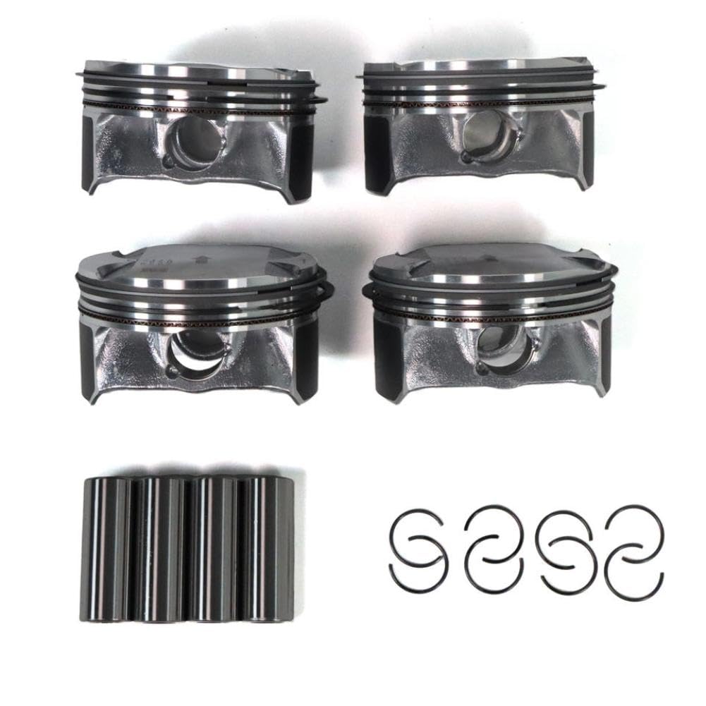 4 Set Pistoni e Fasce Elastiche Motore 12578324 12578326 12593744 12593745 Compatibile con Captiva Cobalt Equinox HHR Impala 2.4L