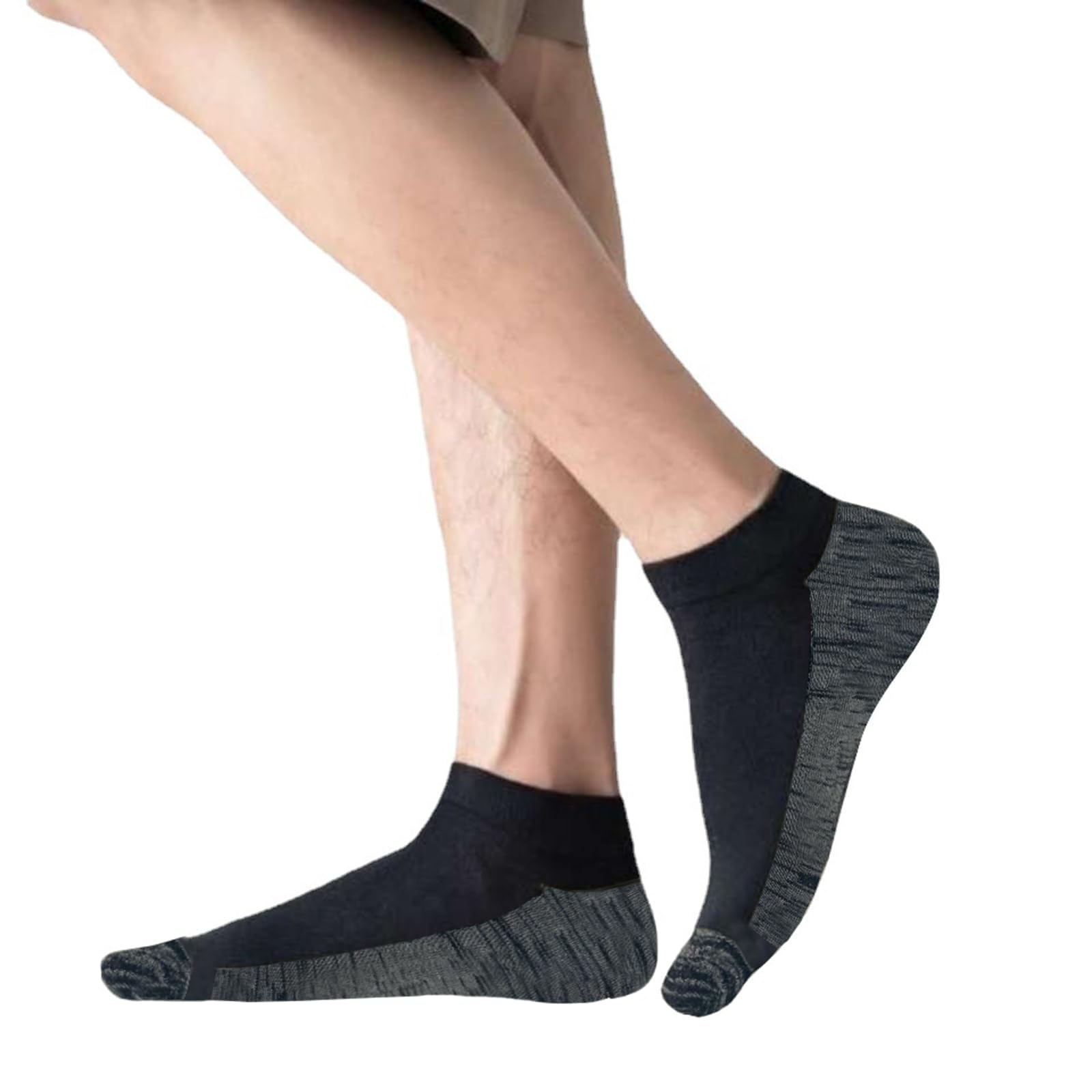 12-30 pares de calcetines de tobillo de corte bajo para hombre, delgados, transpirables, casuales, invisibles calcetines atléticos a granel