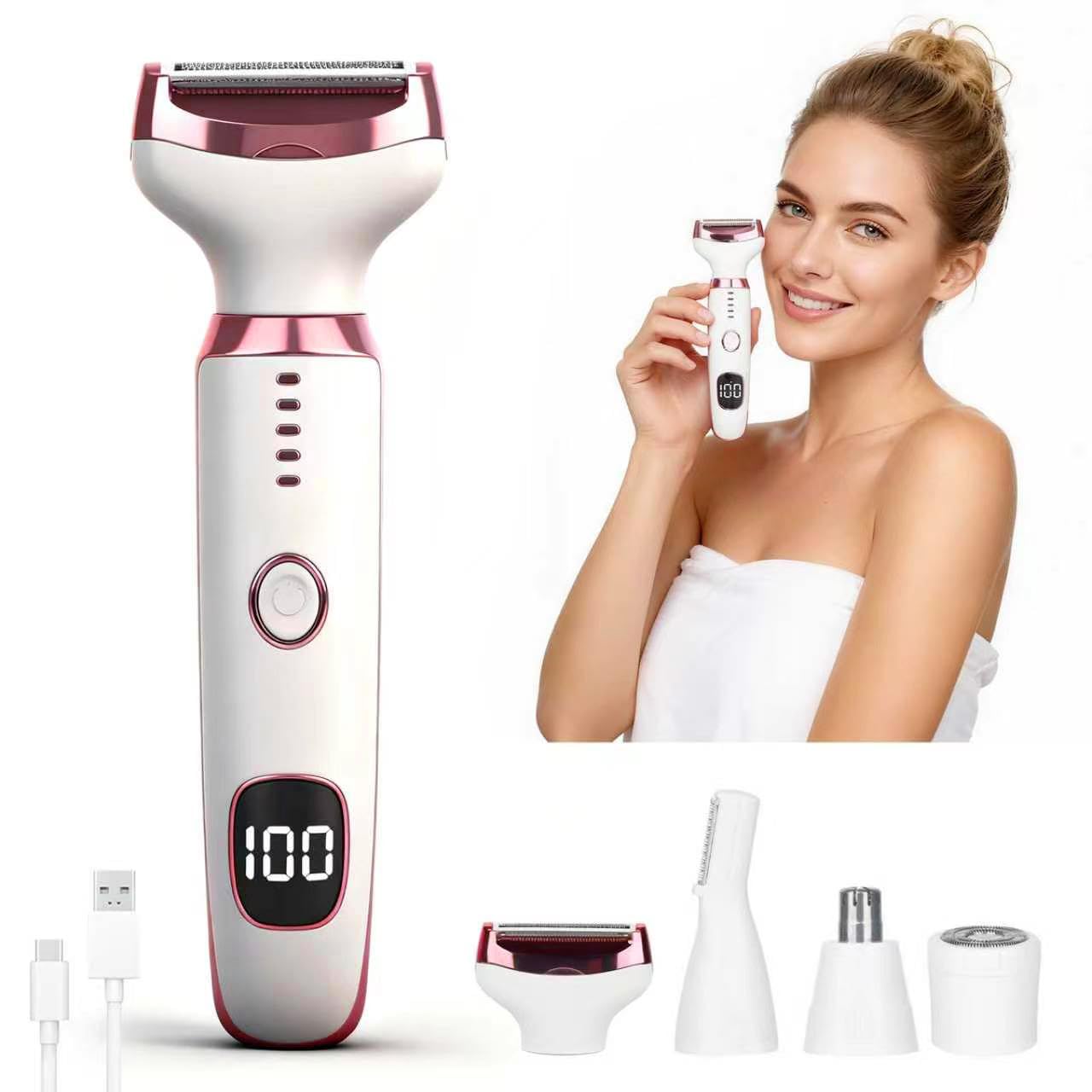 Beanify 4-in-1 LED Display Razor