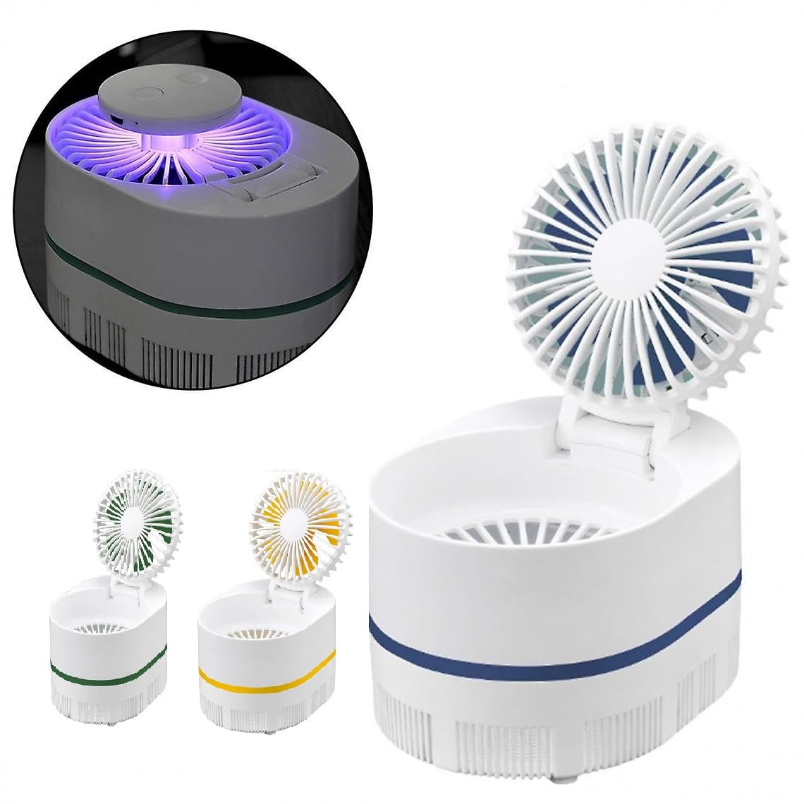 A2K Zone Mini Foldable Multi-Functional Mosquito Catcher Repellent Fan Desktop With 3 Gear Wind Speed, USB Powered Cooling Fan Non-Toxic For Home, Office & Bedroom, Multi Color 1 Pcs (B0CP3QWDHP) Amazon Price History, Amazon Price Tracker