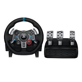 Logitech G29 Driving Force Racing Wheel & Floor Pedals, Black