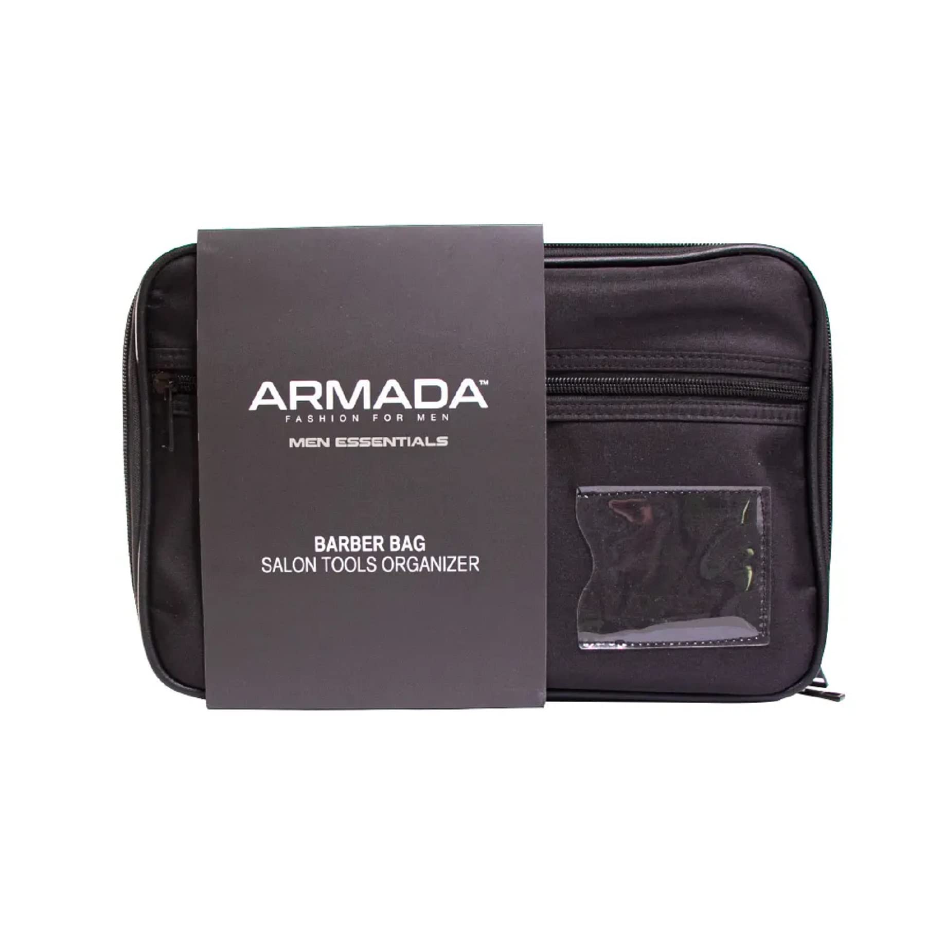 Energy CosmeticsArmada Tool Bag For Professional & Personal Use, Barber/Hairdresser Bag, Waterproof, Portable & Convenient To Carry, Black