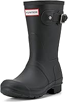 Hunter Women's Original Short Rain Boots - Waterproof Calf-High Natural Rubber Boots for Wet Weather Comfort