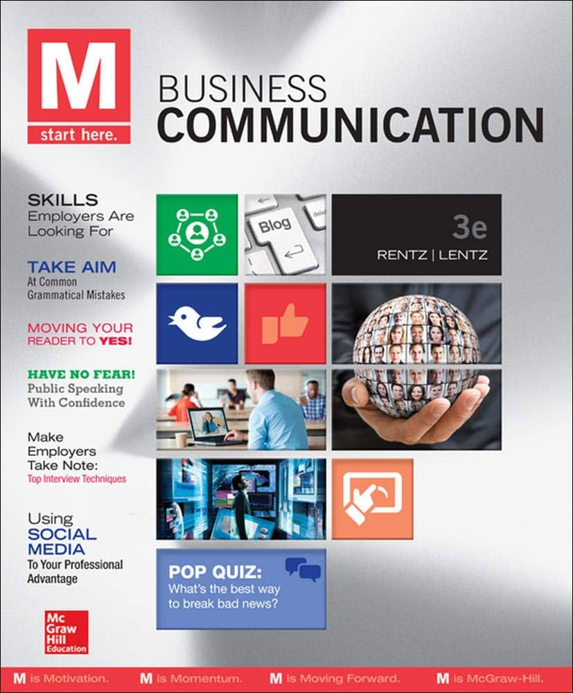 M: Business Communication - Standalone book: Rentz, Kathryn, Lentz