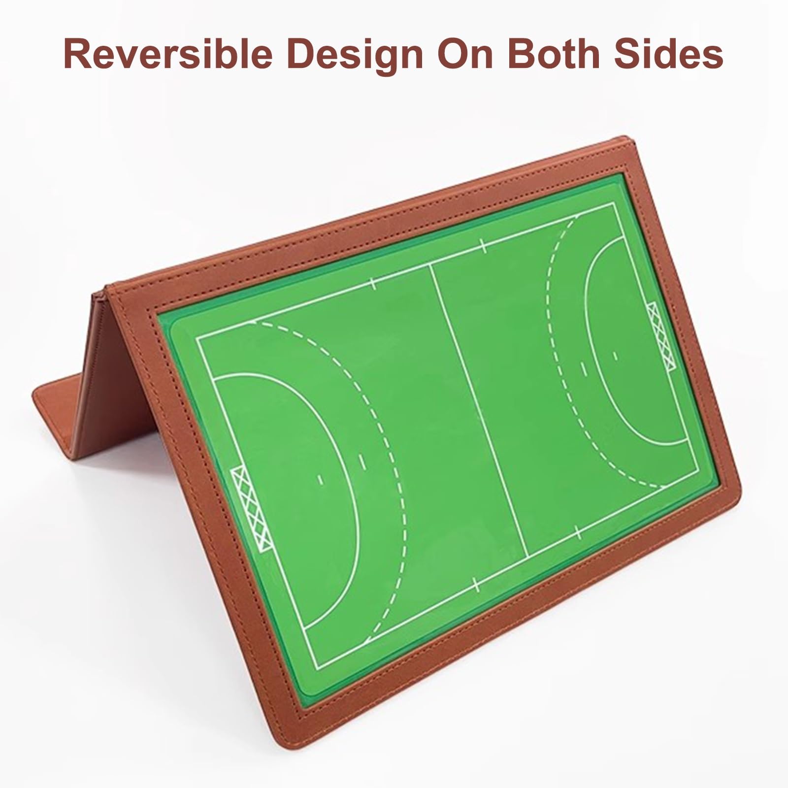 Taktikboard Handball, Handball Coach Board, Handball Trainer Taktikbrett, Handball Coach-Board, Trocken Abwischbares Trainer-Klemmbrett, mit 2 Whiteboard-Stiften, Als Geschenk für Trainer