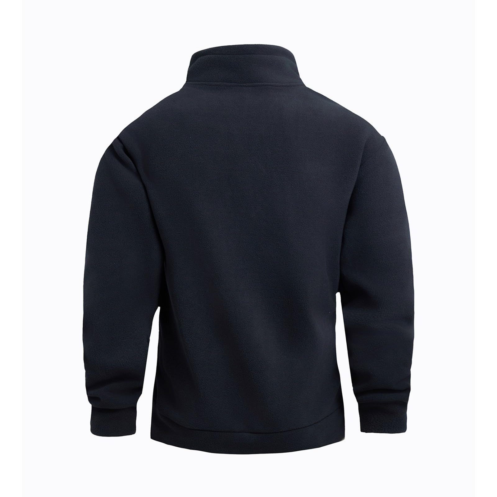 Chaquetones Hombre Invierno Sudadera Vaquera De Cuello Alto con Botones Y Forro Color Liso para Hombre, Manga Larga Sin Capucha Negra Camisetas Ropa Gimnasio Camiseta Ciclismo Chaqueta
