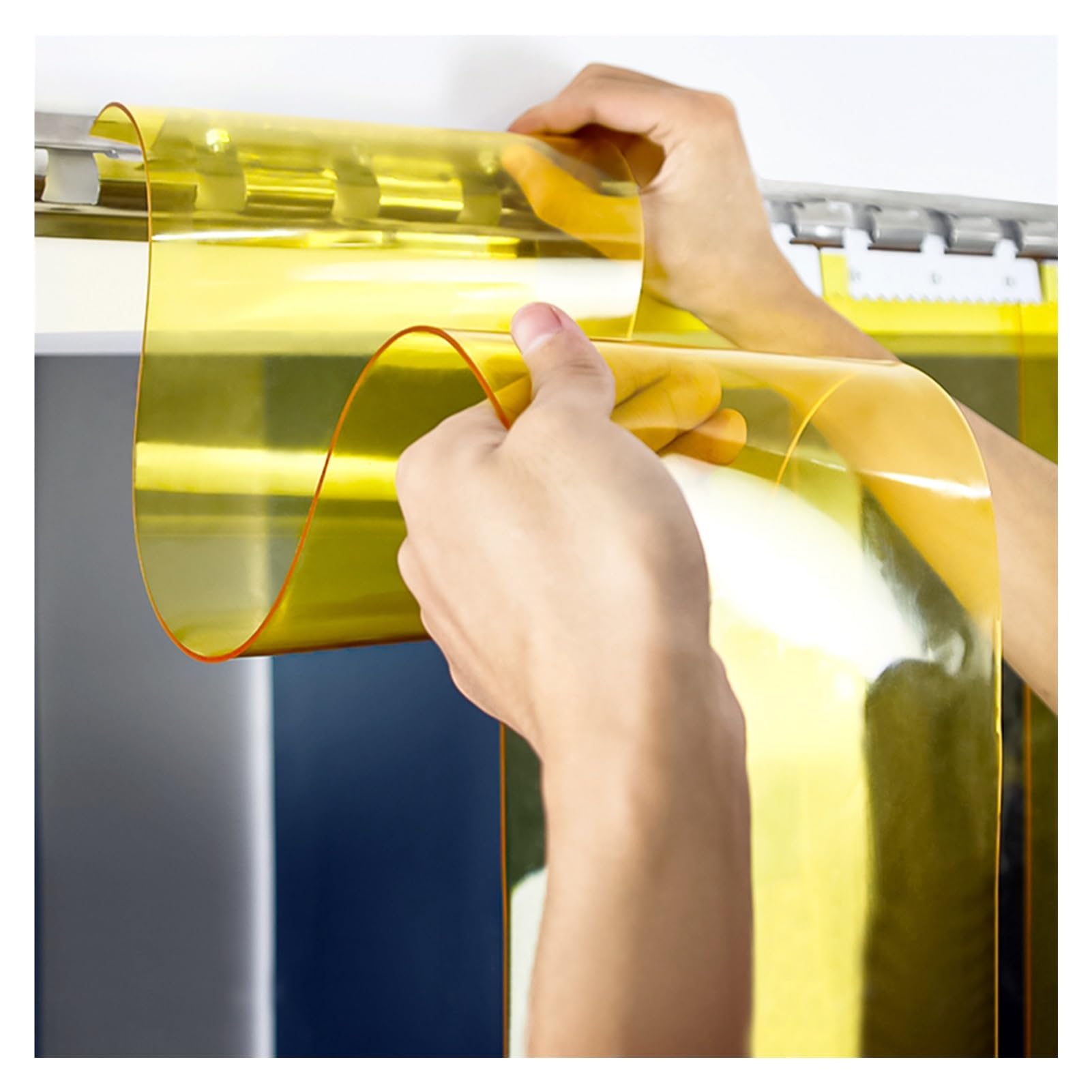 yellow walk in cooler freezer curtains pvc vinyl plastic strip curtains weatherstripping privacy door for front garage laundry room temporary doorwayscortina para puerta15mm90x230cm