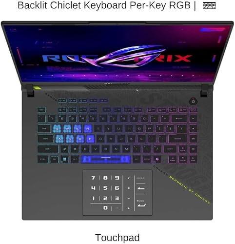 Ultimo laptop da gioco ROG Strix G16 2025, display FHD 165Hz da 16", AMD Ryzen 9 8940HX, RTX 5070 Ti, 64 GB di RAM, SSD da 2 TB, Grigio Eclipse - Notebook - Immagine 1