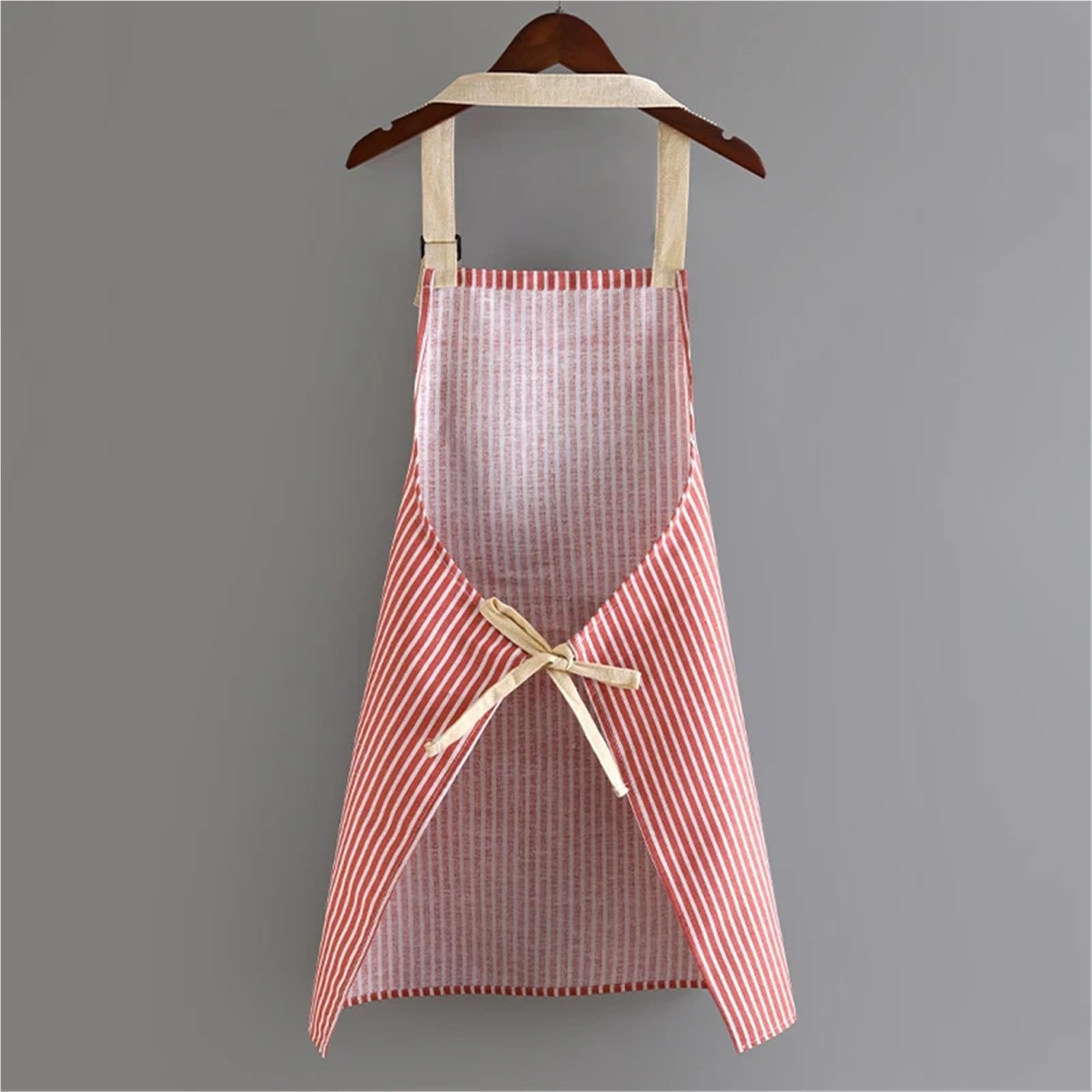 Delantal De Cocina Delantal de Catering de 3 uds, delantal sin mangas transpirable con cuello colgante, delantal de cocina for el hogar de lino y algodón for restaurante Para Barbacoa，Cocinar，Hornear(