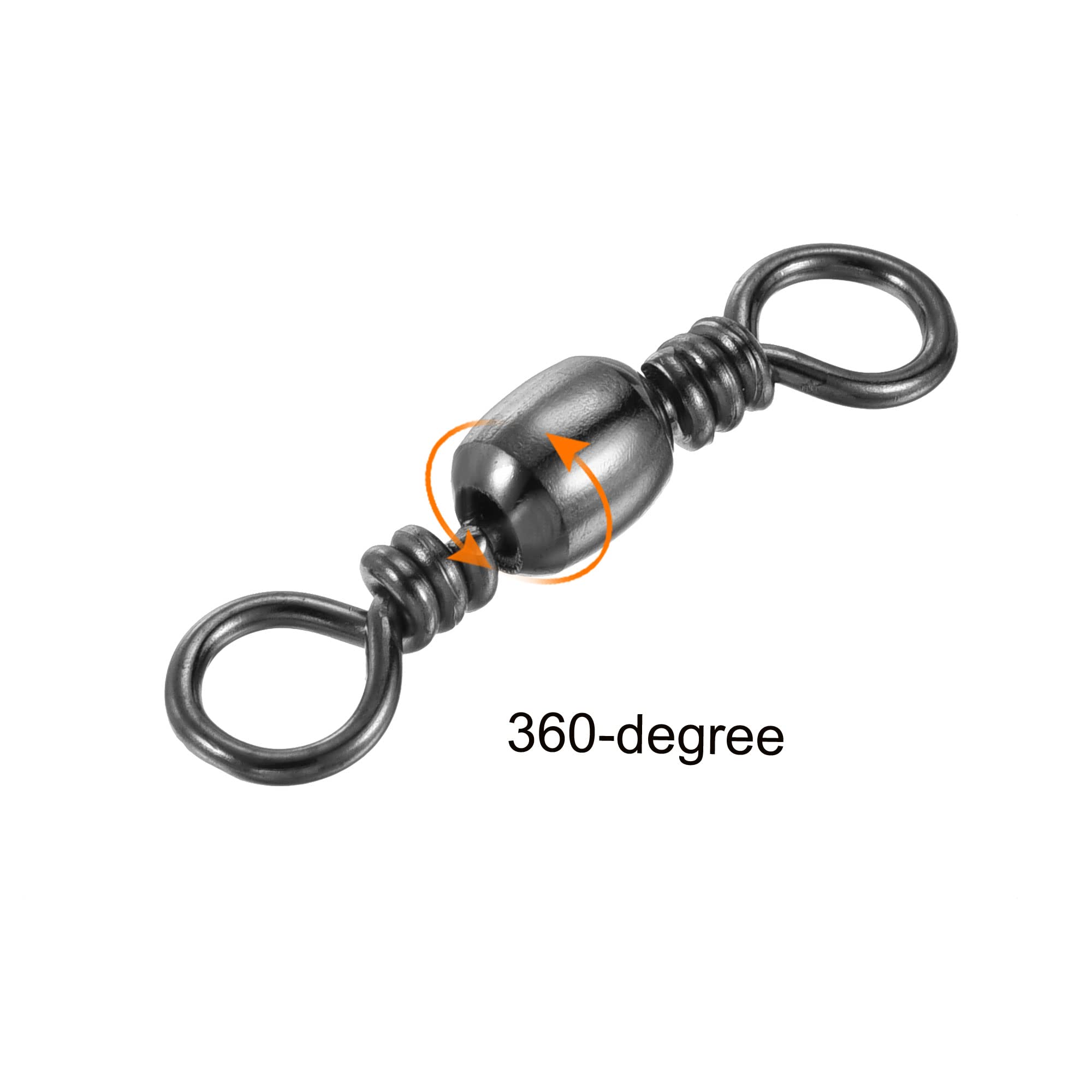 Barils De Pêche Pivotants 9KM – Acier Inox – 9 à 770 LB – Lot De 50 à 200 Pièces