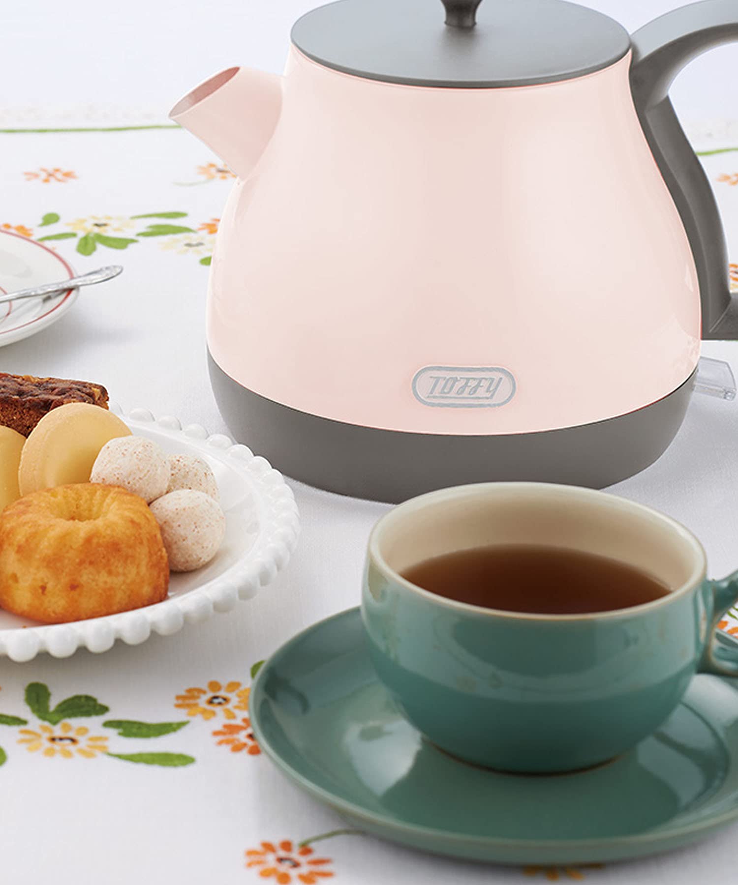Amazon | 【Toffy/トフィー】 電気ケトル K-KT1 (シェルピンク) 広口