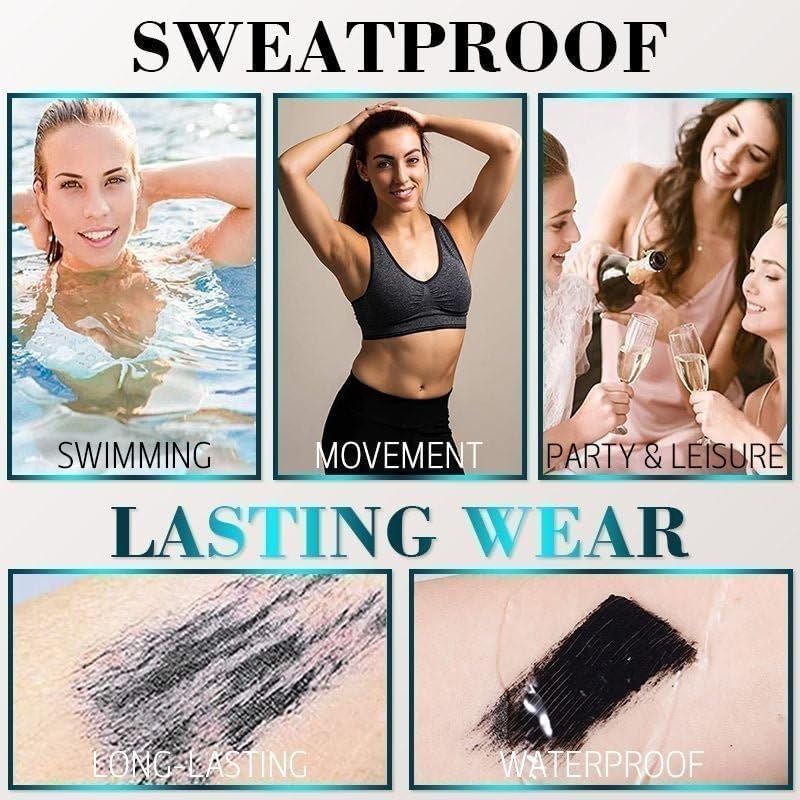 Miniatura 8 de Máscara mágica 4D para un instante más largo, máscara mágica 2024, máscara de pestañas 2 en 1 Thrive con volumen y longitud negro, 5 veces más de