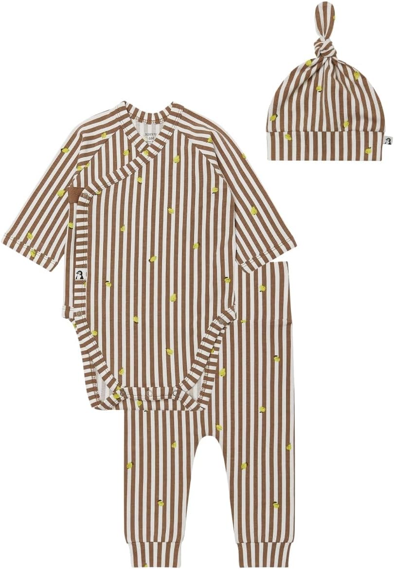 Konny Baby Bodysuit & Pants Set Newborn Ultra-soft Baby Girls Boys Long Sleeve Leggings Clothes