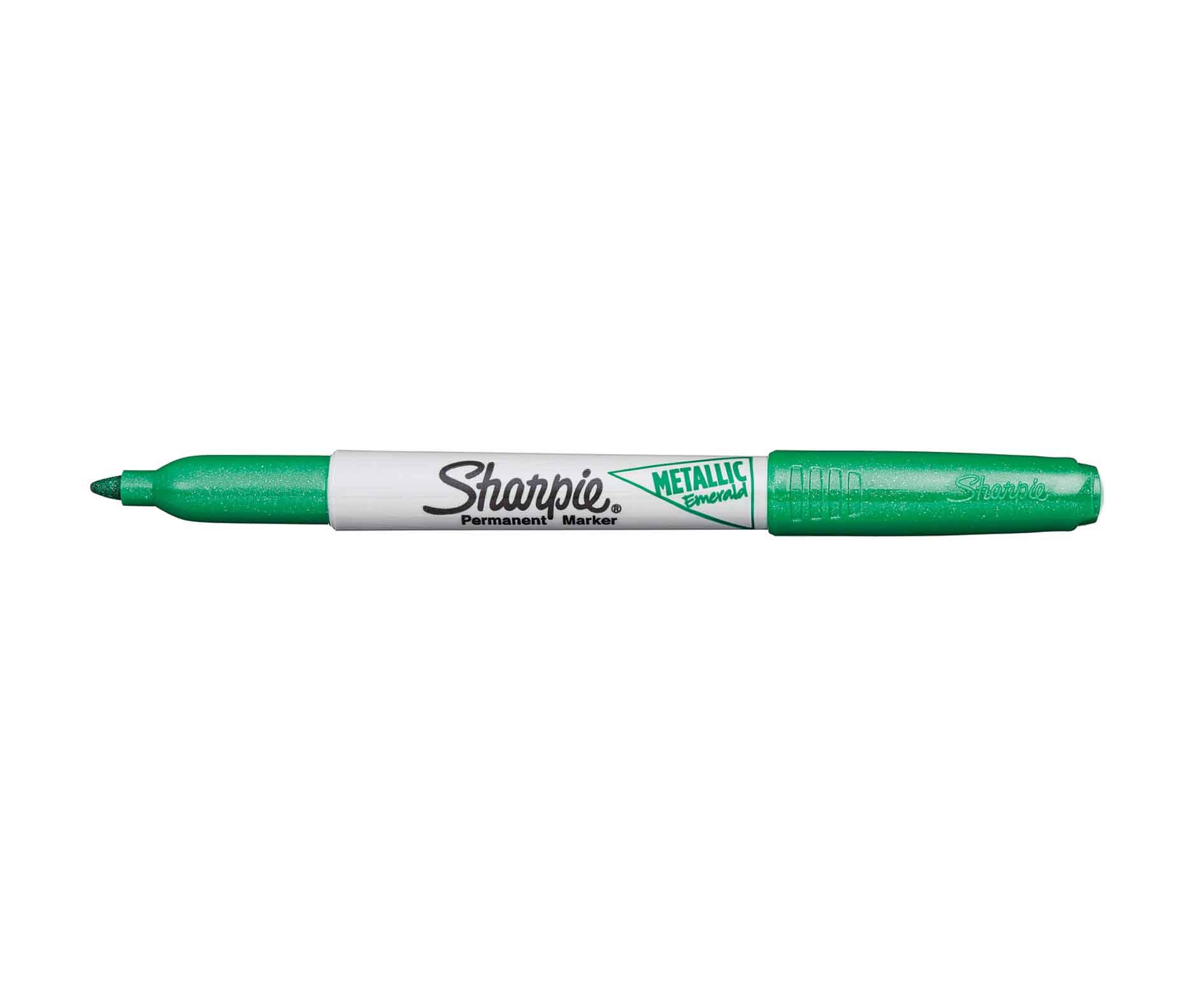 Sharpie Metallic Fine Marqueur permanent – Couleur : émeraude