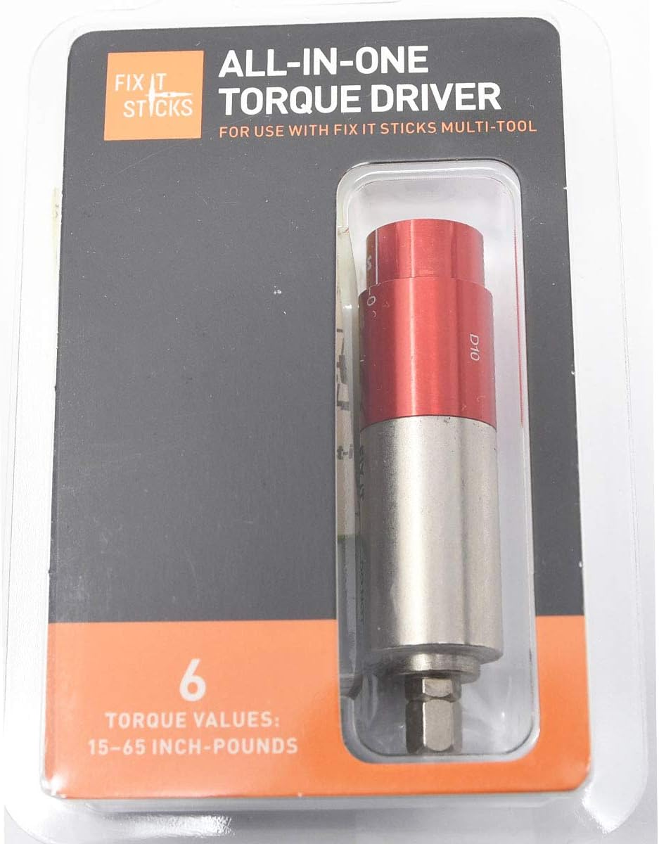 Fix It Sticks Tightening +/- 10% Accurate 15-65 inch-lbs All-In-One Torque Driver Tool