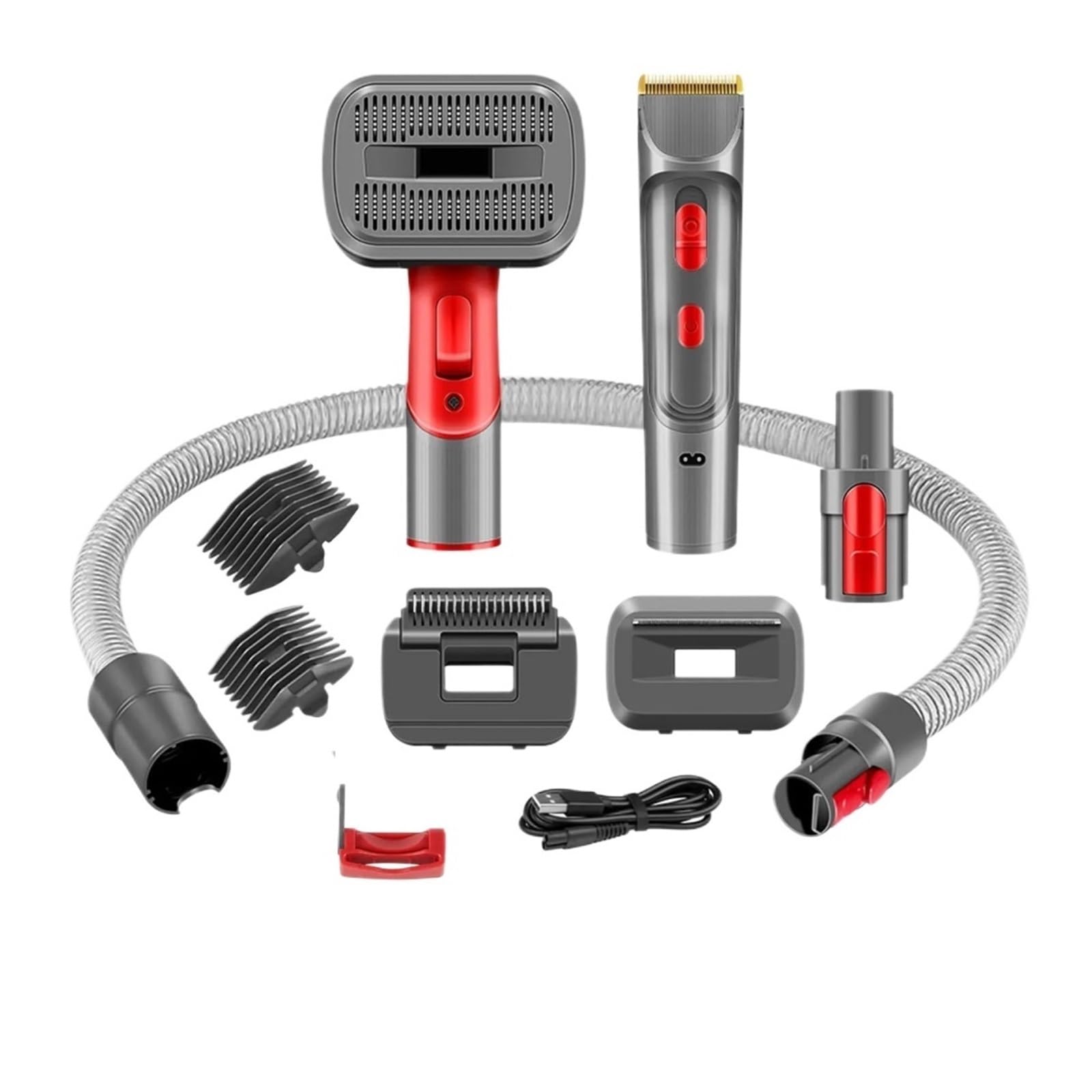 Kit de Cabezal de Cepillo for Cuidado de Mascotas, Compatible con Dyson V7 V8 V10 V11 V15, Juegos de Herramientas for Peluquero de Perros y Gatos | V7 V8 V10 V11 V15, juegos de herramientas for peluquero de perros y gatos