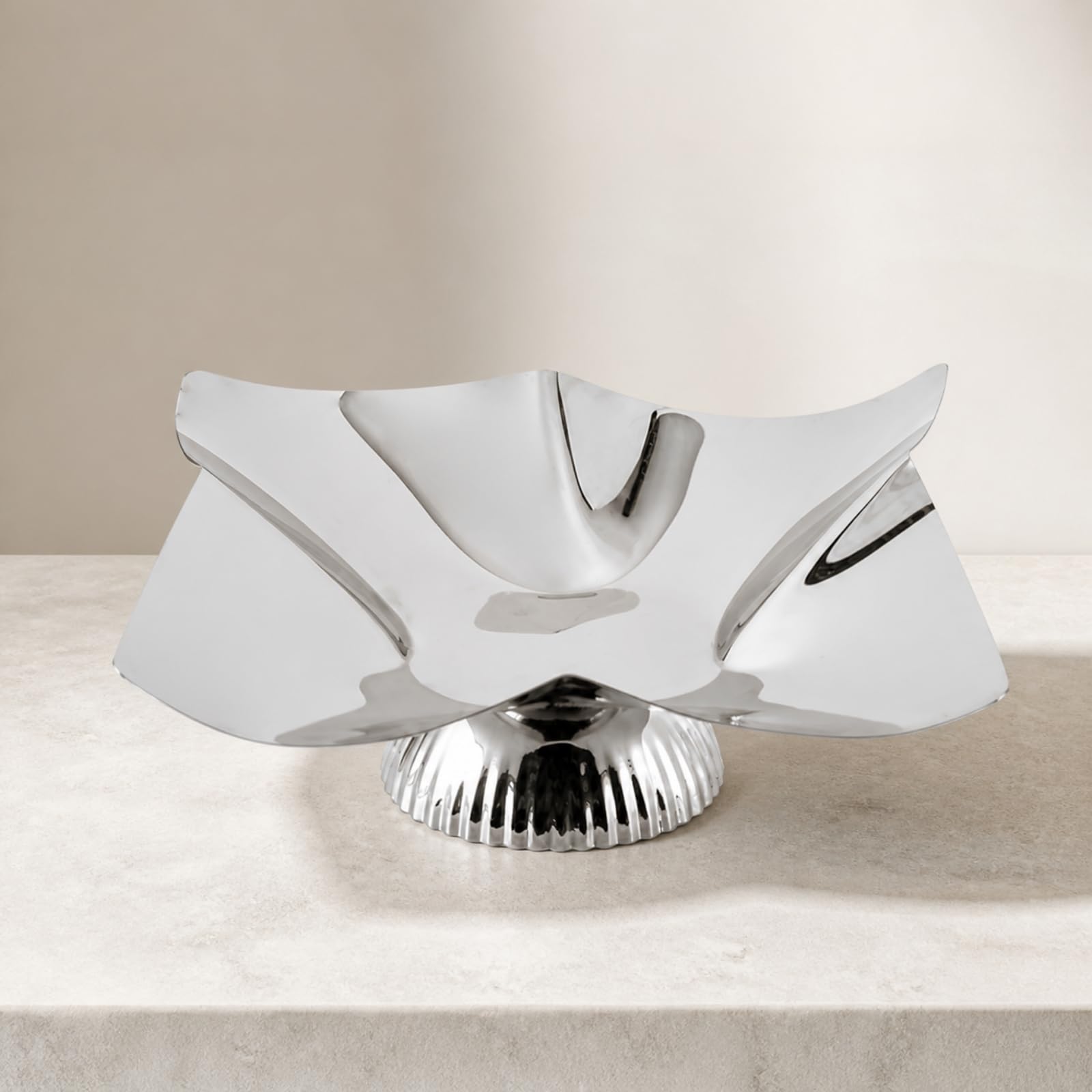 Colcolo Centrotavola in Acciaio Inox Moderno
