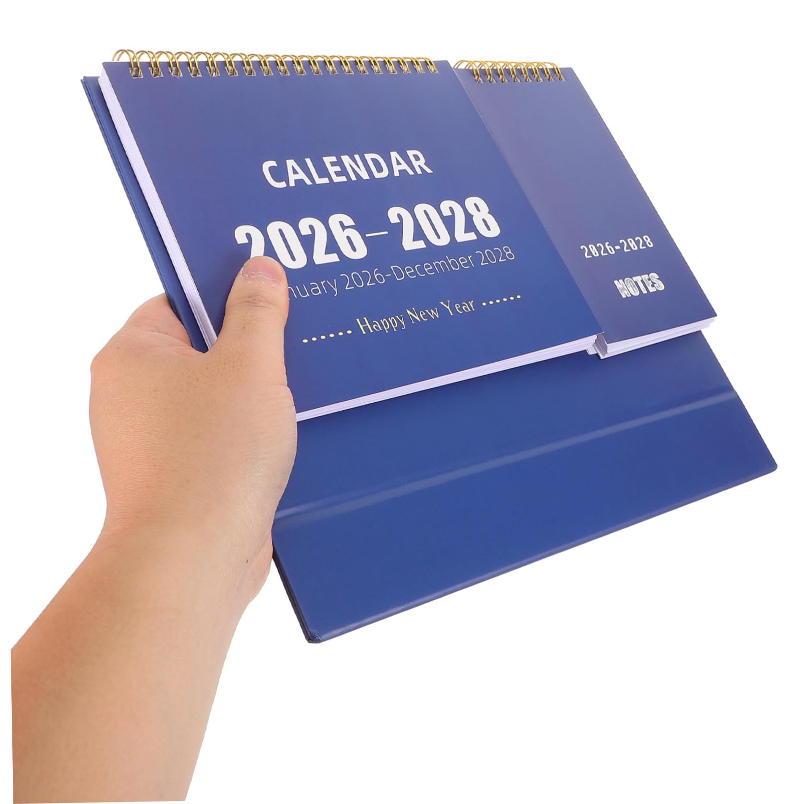 NUOBESTY 2 Piezas Calendario de Escritorio Planificador Diario y Mensual para Oficina Estudio Diseño Elegante y Versátil