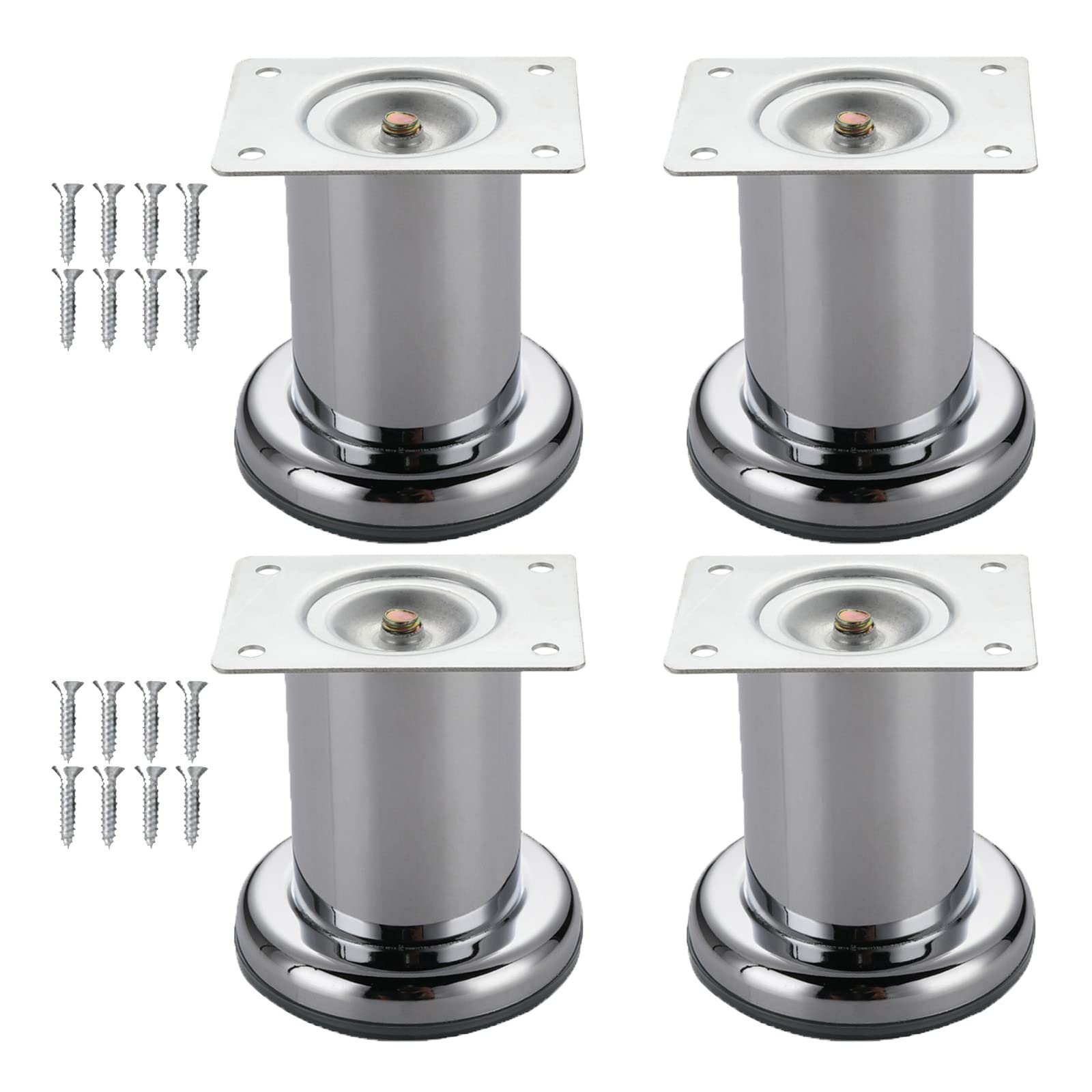 Patas para muebles de metal DIY que protegen tu suelo gracias a su base antideslizante