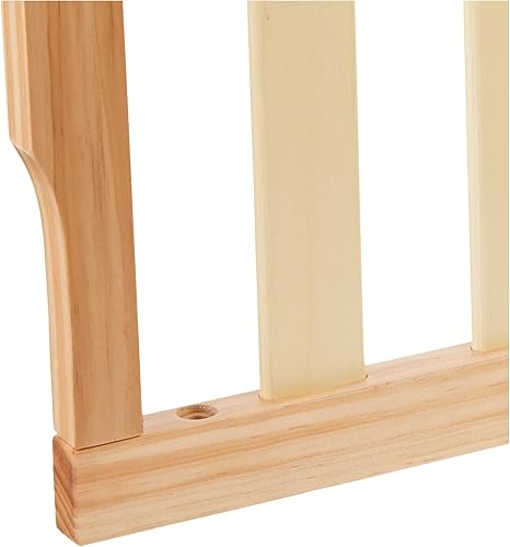 Miniatura 6 de Dream On Me Barandilla universal convertible para cuna para niños pequeños en natural convierte cunas en camas de niños barandilla de seguridad para