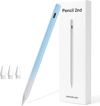 Stylus Pen for iPad 2018-2026 | 3X Fast Charging, Tilt Sensitivity & Palm Rejection, for iPad 6-11th Gen, A16 Air 3-5/M2/M3, Mini 5-7, Pro 11/12.9/M4